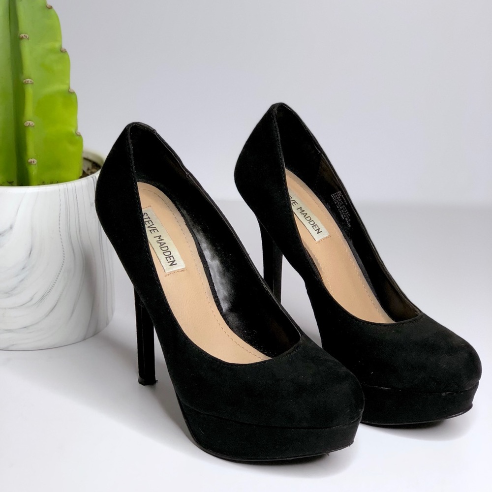 Steve Madden Suede Platform Heels 🖤
